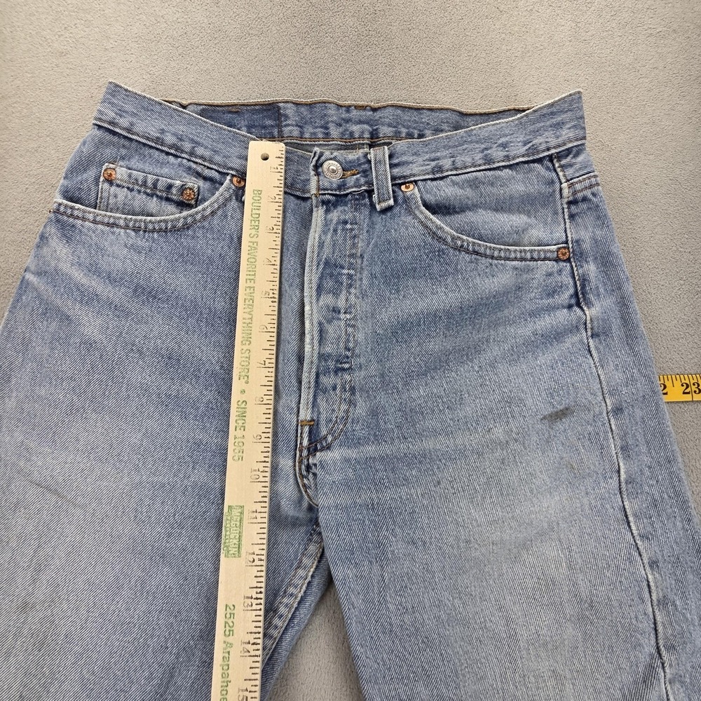VTG Levis 501 Jeans Mens Blue Made In USA Fits 28x28 - Picture 7 of 16